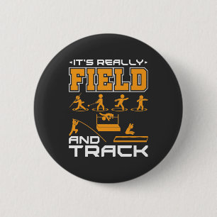 It's Really Field and Track Thrower Jumper Button