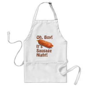 It's Sausage Night! Adult Apron