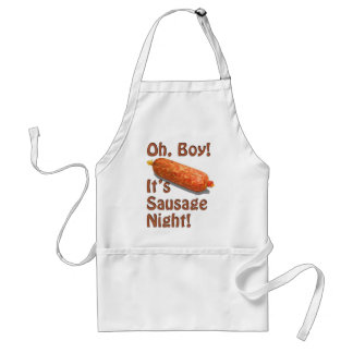 It's Sausage Night! Adult Apron