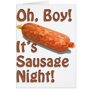It's Sausage Night! Cards