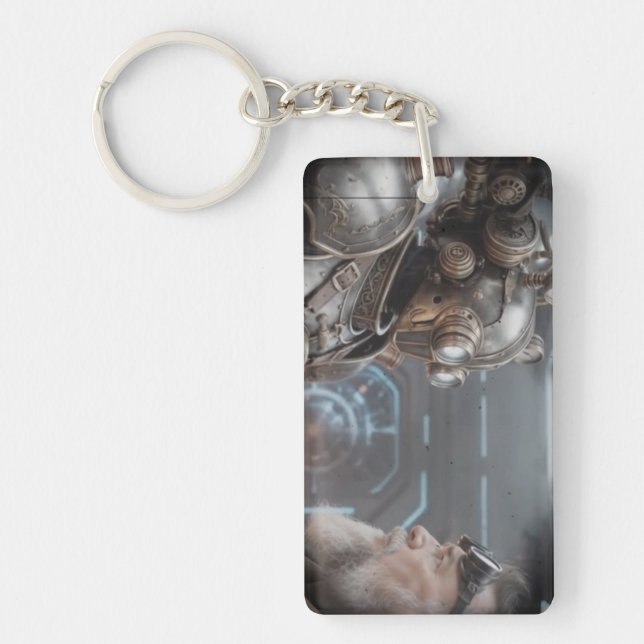 It's Scientific Face to Face Keychain (Front)