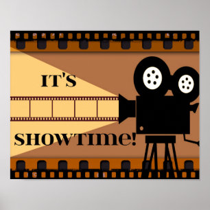 "It's Showtime!" Theater Poster