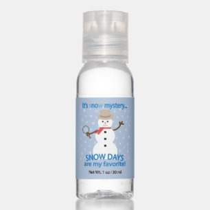 It's sNOw Mystery Detective Snowman Hand Sanitizer