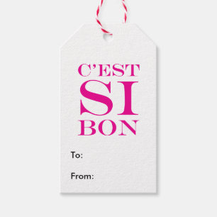 It's So Good - C'est Si Bon French Gift Tags
