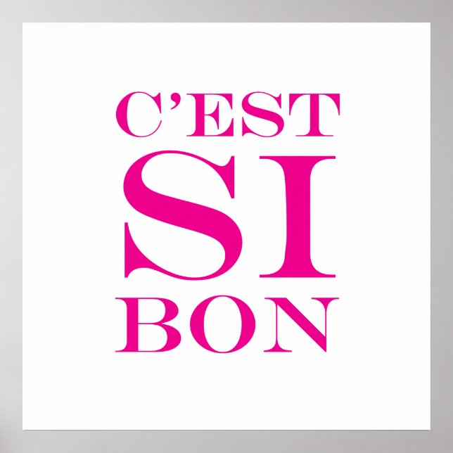 It's So Good - C'est Si Bon French Poster (Front)