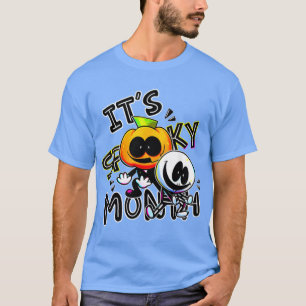 Its Spooky Month Skid and Pump Skeleton Halloween T-Shirt