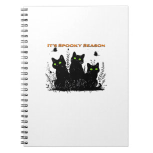 It's spooky season black cats Classic T-Shirt Notebook