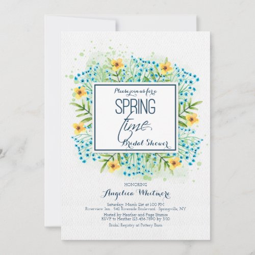 Its Spring Time Invitation