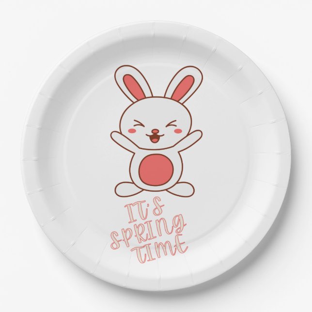 It's Spring Time                         Paper Plates (Front)