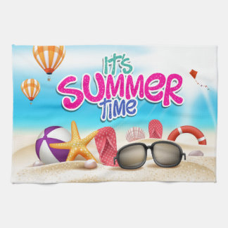It's Summer Time Kitchen Towel