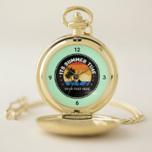 It's Summer Time Tropical Sunset Design