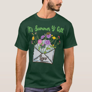 Its Summer Yall Cute Summer Boho Enveloppe T-Shirt