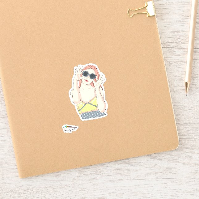 It's Sunny Out Sticker (Notebook)