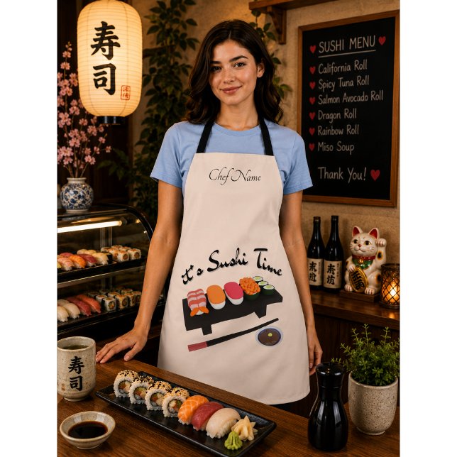 It's Sushi Time , Sushi  Apron (Creator Uploaded)