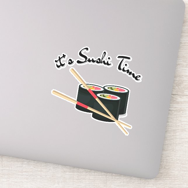 It's sushi time, sushi sticker (Detail)