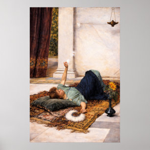 It's Sweet Doing Nothing by Waterhouse Poster