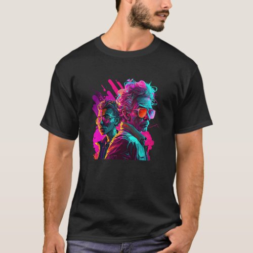 Its Synthwave v2 no text T_Shirt