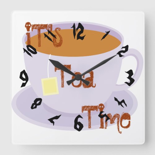 Its tea time clock