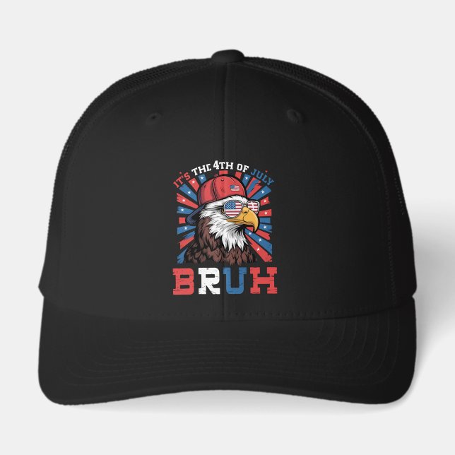 Its The 4th Of July Bruh Bald Eagle Patriotic (Front)
