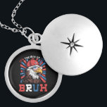 Its The 4th Of July Bruh Bald Eagle Patriotic Locket Necklace<br><div class="desc">Its The 4th Of July Bruh Bald Eagle Patriotic</div>