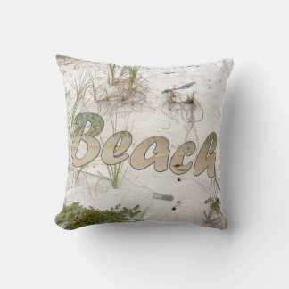 It's The Beach on Your Couch Throw Pillow