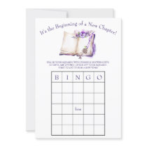 It's the Beginning of a New Chapter!  BINGO game Invitation