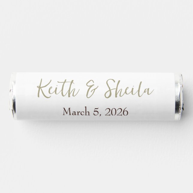 It's the Beginning of a New Chapter Bridal Shower Breath Savers® Mints (Front)