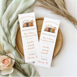 It's the Beginning of a New Chapter Save the Date Bookmarks