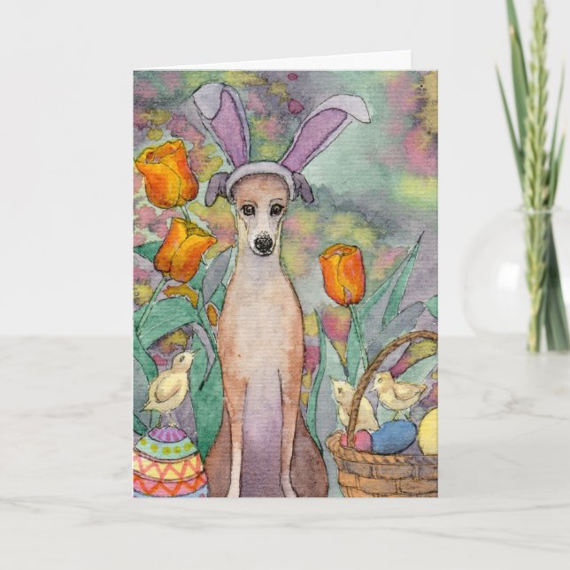 It's the Easter slim dog! Easter Card (Front)