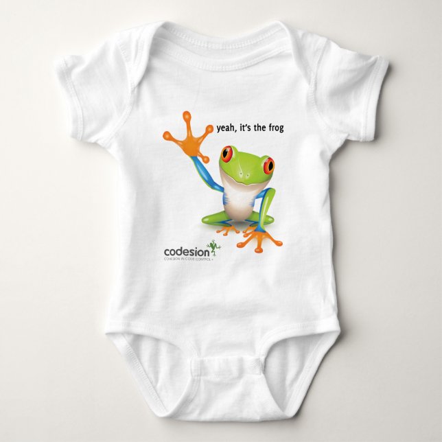 It's the Frog Baby Bodysuit (Front)
