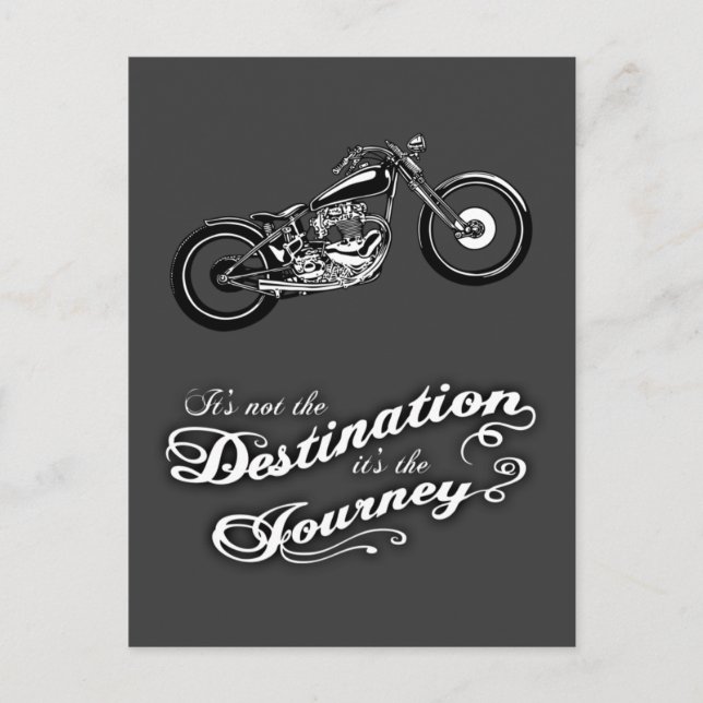 It's the Journey Postcard (Front)