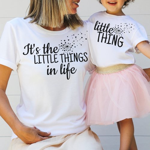 Its the Little Things in Life Mom Mother to Be T_Shirt