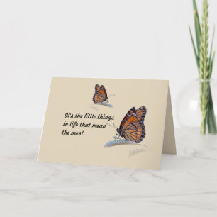 It's The Little Things In Life That Mean The Most Card