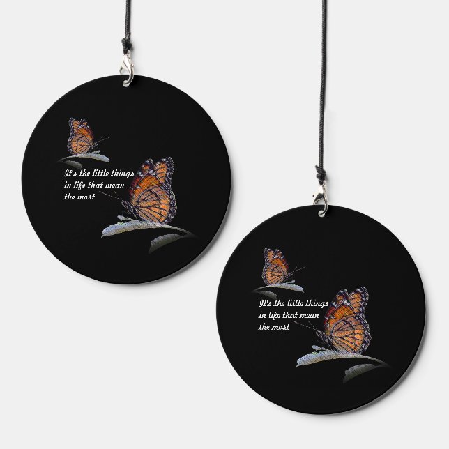 It's The Little Things In Life That Mean The Most  Wind Chime (Front & Back)