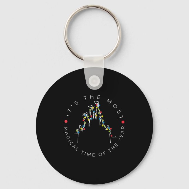 Its The Most Magical Time Of The Year Christmas Xm Keychain (Front)