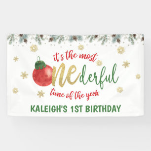 It's the Most ONEderful Time of the Year Banner