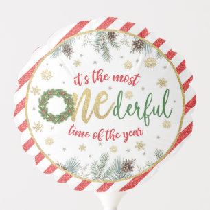 It's the Most ONEderful Time of the Year (Wreath) Balloon