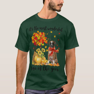 Its The Most Wonderful Autumn Time Boer Pumpkin  T-Shirt