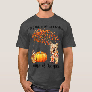 Its The Most Wonderful Autumn Time Yorkshire Terri T-Shirt