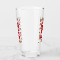 Beer Can Glass-It's The Most Wonderful Time For A Beer-Funny Christmas Gift  for Men and Women