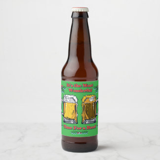 Its the Most Wonderful Time For a Beer Bottle Label