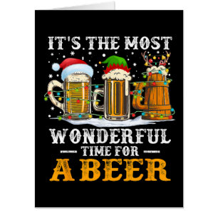 It's The Most Wonderful Time For A Beer Christmas Card