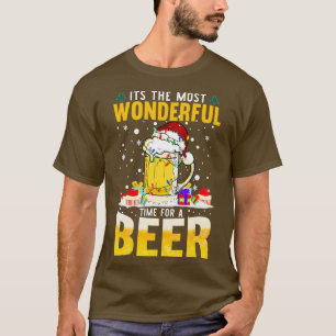 Its The Most Wonderful Time For A Beer Christmas S T-Shirt