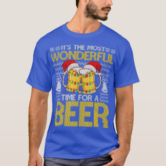 Its The Most Wonderful Time For A Beer Christmas S T-Shirt