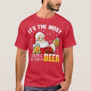 Its The Most Wonderful Time For A Beer Christmas S T-Shirt