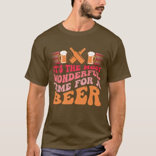 Its the most wonderful time for a beer t_shirt