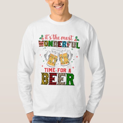 Its The Most Wonderful Time For A Beer T_Shirt