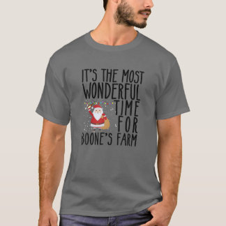 It's The Most Wonderful Time For Boone's Farm Chri T-Shirt