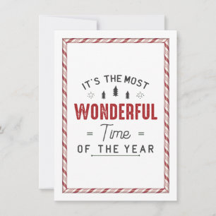 It's the Most Wonderful Time Invitation
