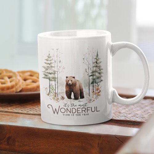Its the Most Wonderful Time of the Year Bear Coffee Mug